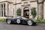 Black Porsche supercar parked in front of 12.18. Roxburghe Hotel Golf & Spa Ltd.