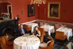 Guests enjoying 12.18. Roxburghe's restaurant atmosphere with a 7-course taster menu